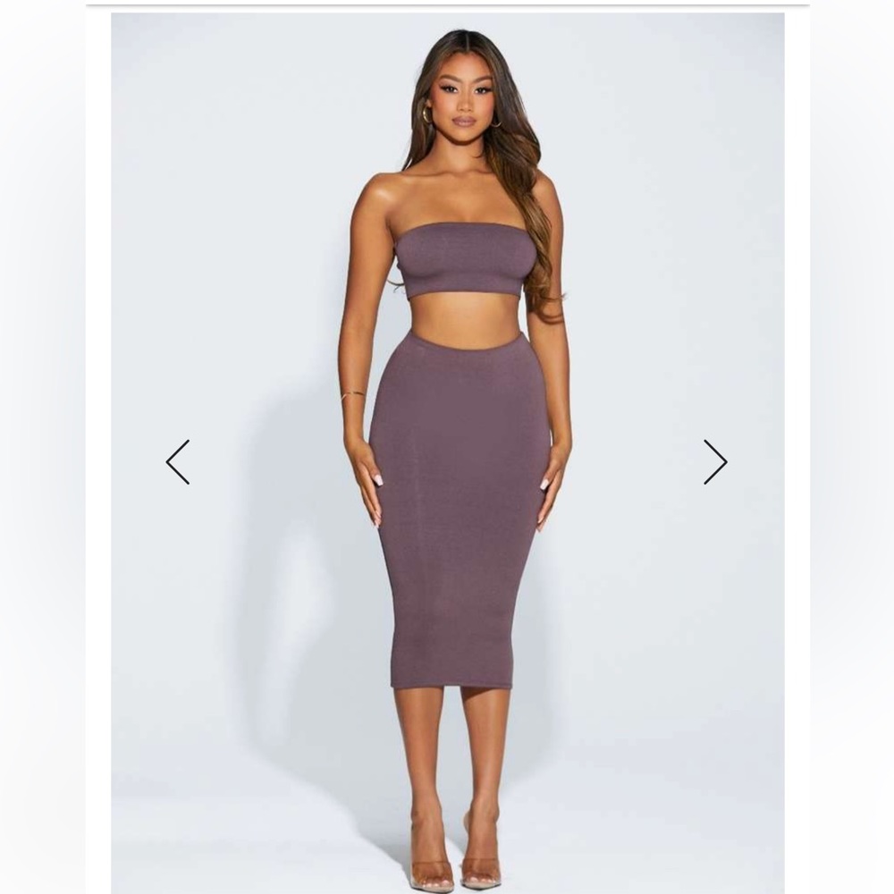 NWT Naked wardrobe The NW Meant Tu-be Yours Set size L color toffee